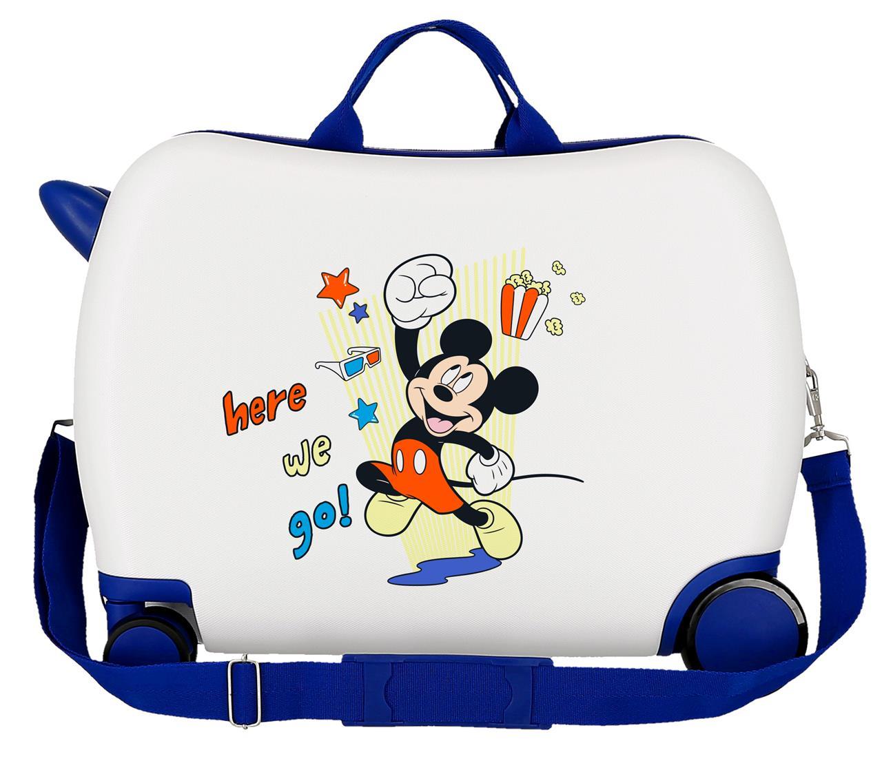 4779845 Maleta Inf.ABS 4r. (2.Multi) MICKEY Here we go blanc