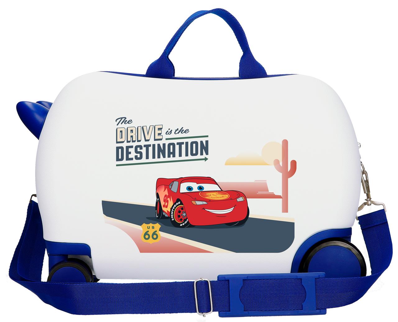 4791 MALETA INF.ABS 4R.(2 MULTI.) 45CM. CARS THE DESTINATION