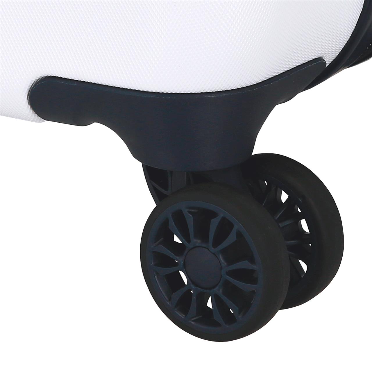 4831141 TROLLEY ABS 55CM. 4R. NINJA ATTAQUE BLANC/MARINE