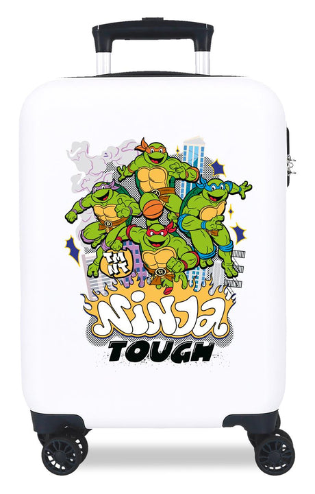 4831341 TROLLEY ABS 50 cm. 4r. Ninja Attack White/Marino