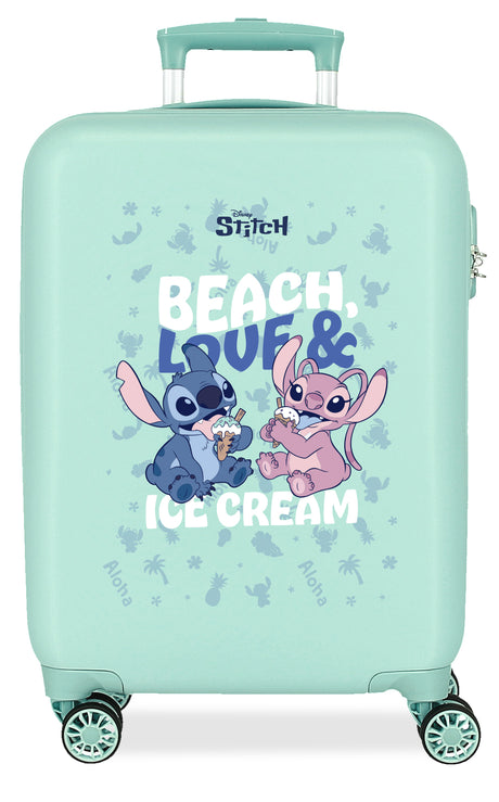 ABS VOGN 55CM.4R. STITCH BEACH&LOVE TURKIS BLÅ