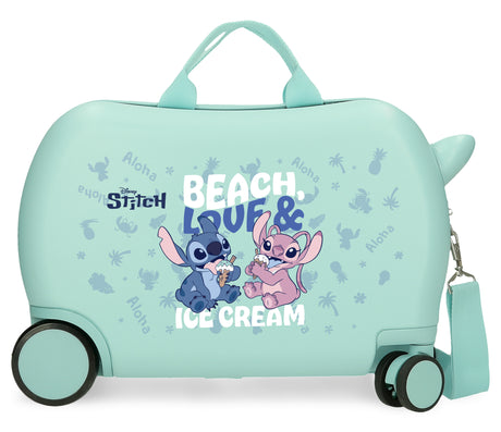 UNTERER KOFFERABS 4R.(2 MULTI.) 50CM. STITCH BEACH&LOVE TÜRKIS