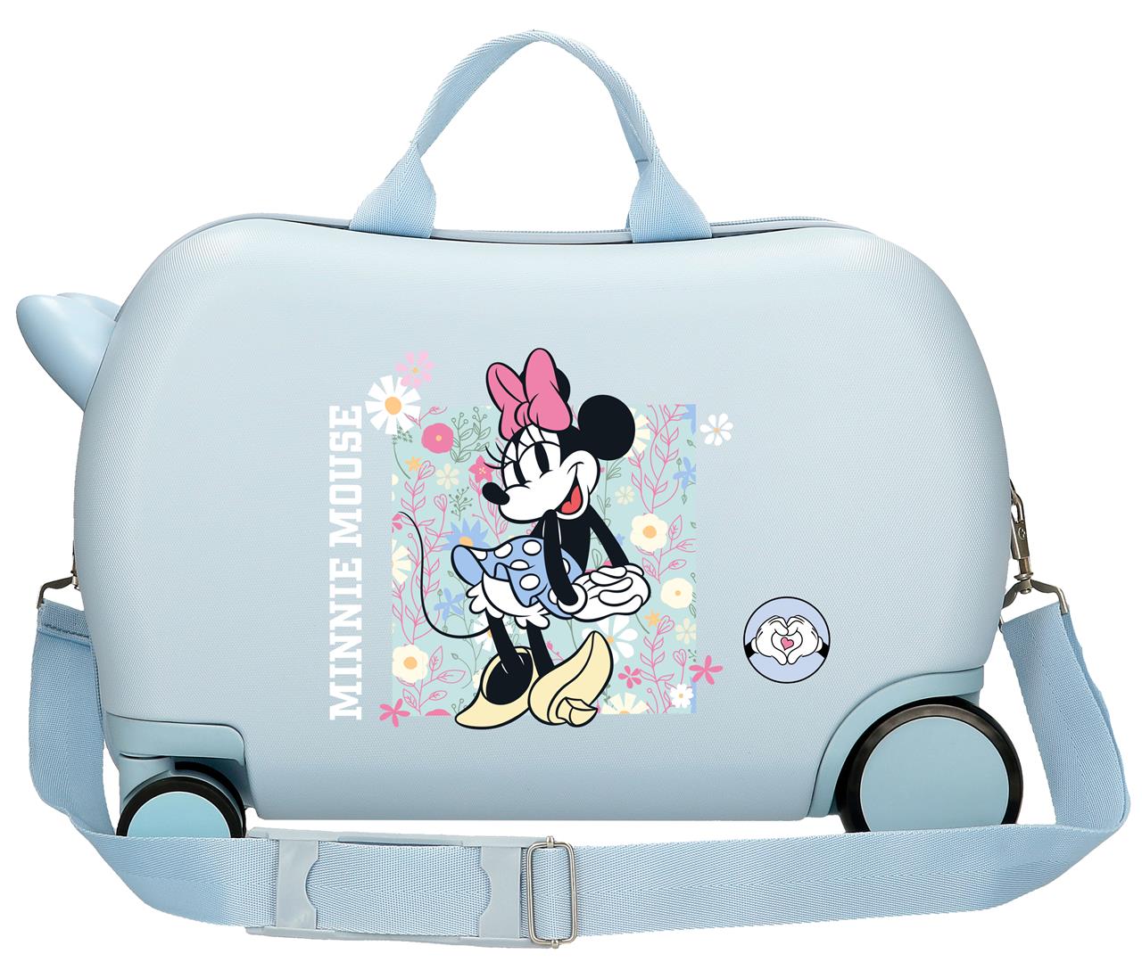 4921041 LOWER SUITCASEABS 4R.(2 MULTI.) 45CM. MINNIE HAPPY