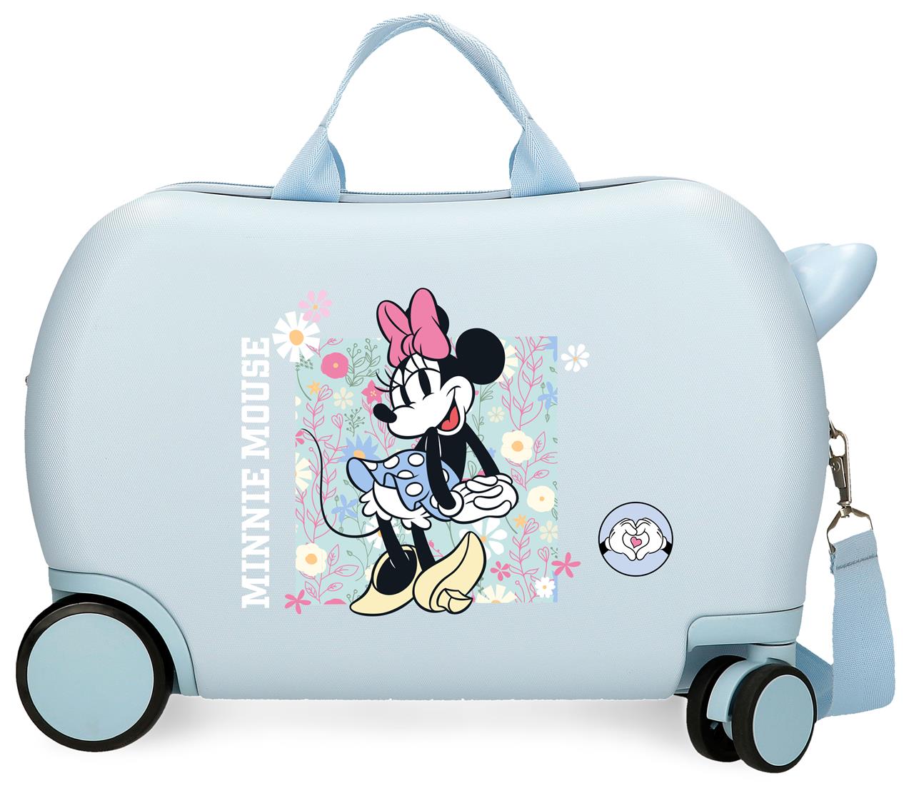 4921041 LOWER SUITCASEABS 4R.(2 MULTI.) 45CM. MINNIE HAPPY