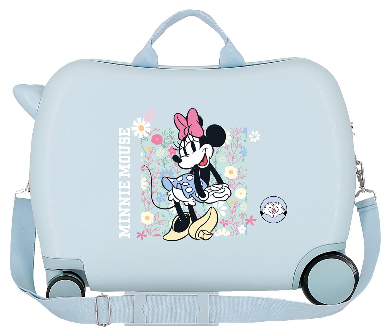 4929841 Maleta Inf.ABS 4R. (2 Multi.). MINNIE Happy