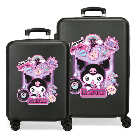 4281411 SET/2 TROLLEY ABS 55-65 CM. 4R. KUROMI WONDER FEST N