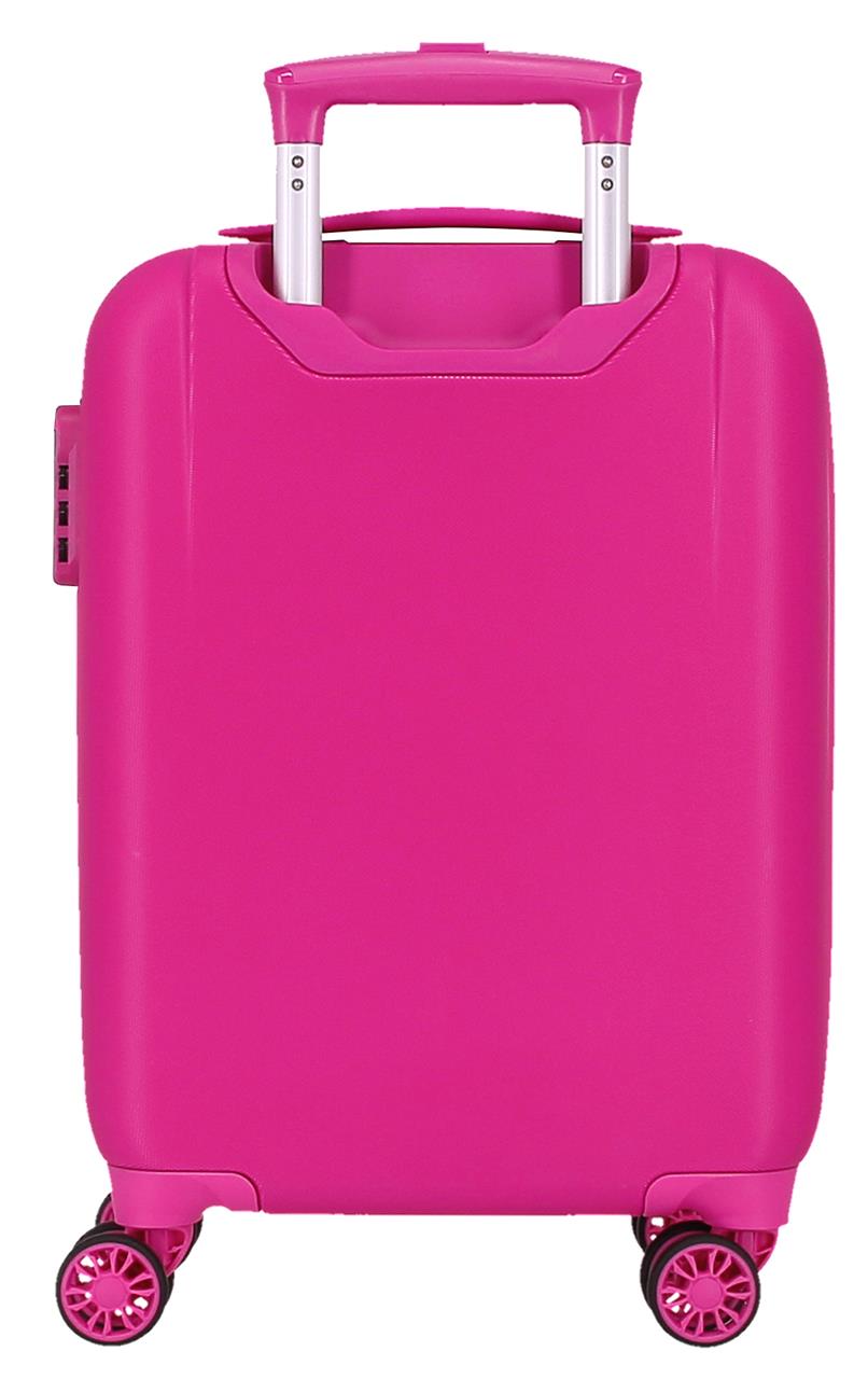 4281316 TROLLEY ABS 50 CM.4R. KUROMI CANDIES BLANCO-FUCSIA