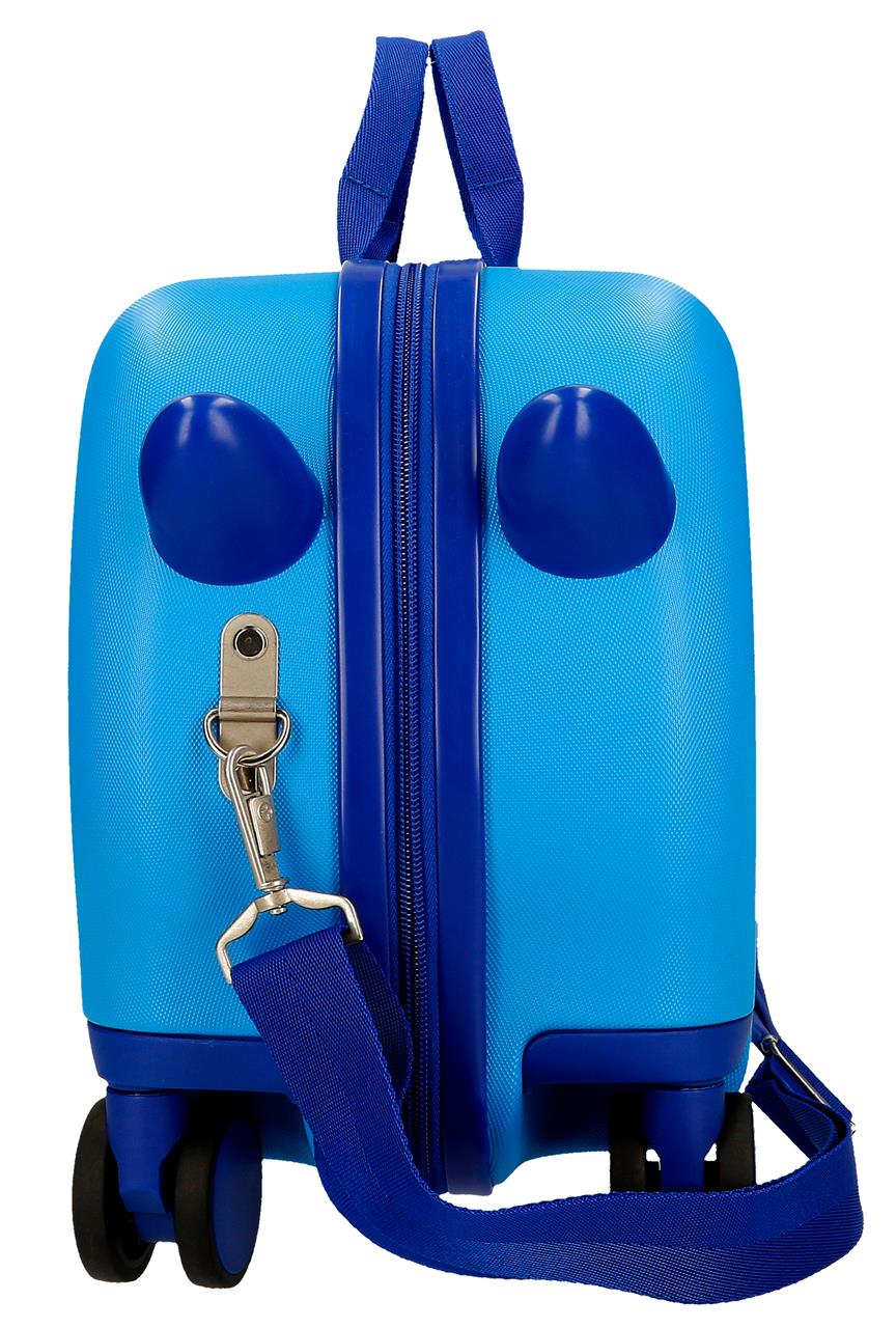 4371011 VALISE INFÉRIEUREABS 4R.(2 MULTI.) 45CM. AMIS DE FER BLEU