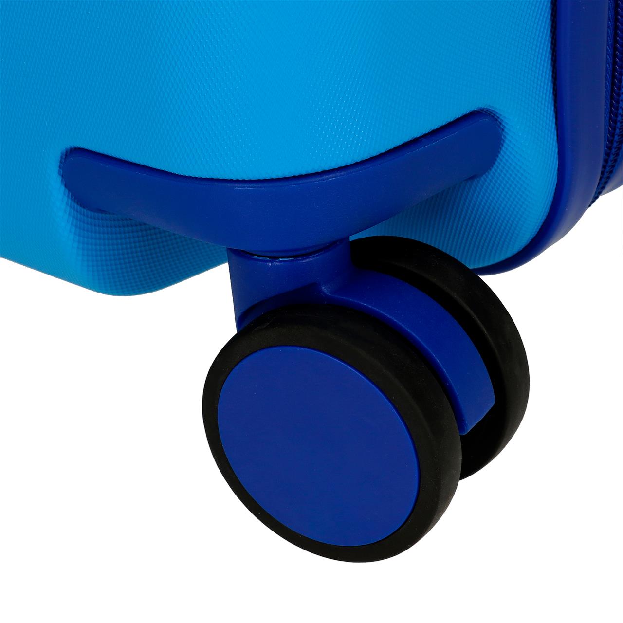 4371011 VALISE INFÉRIEUREABS 4R.(2 MULTI.) 45CM. AMIS DE FER BLEU