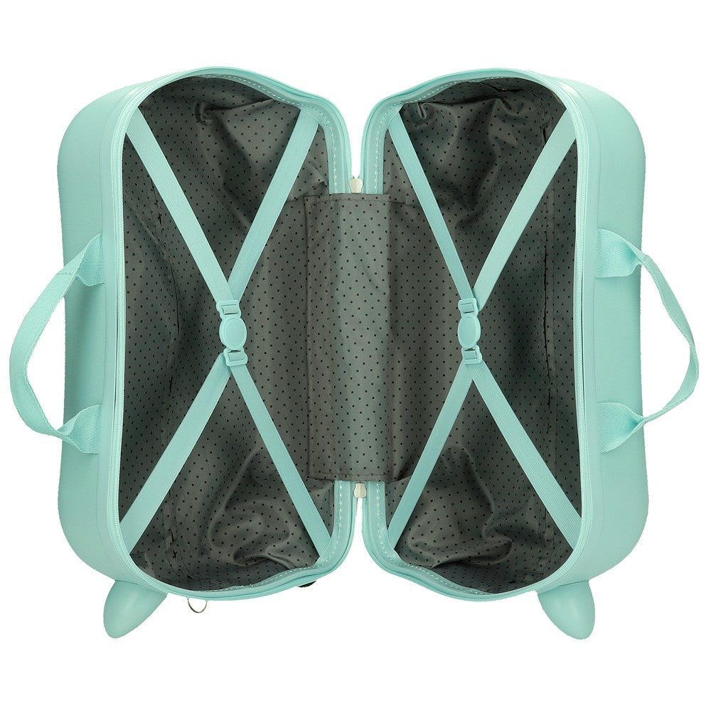 UNTERER KOFFERABS 4R.(2 MULTI.) 45CM. DINO-WEBS TÜRKIS C.104