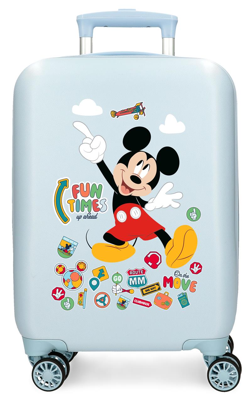 4231311 TROLLEY ABS 50 CM. 4R. MICKEY FUN TIMES