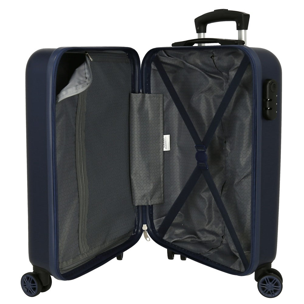 SET/2 TROLLEY ABS 55-65CM.4R. GRAFFITIS DE SPIDERMAN MARINS