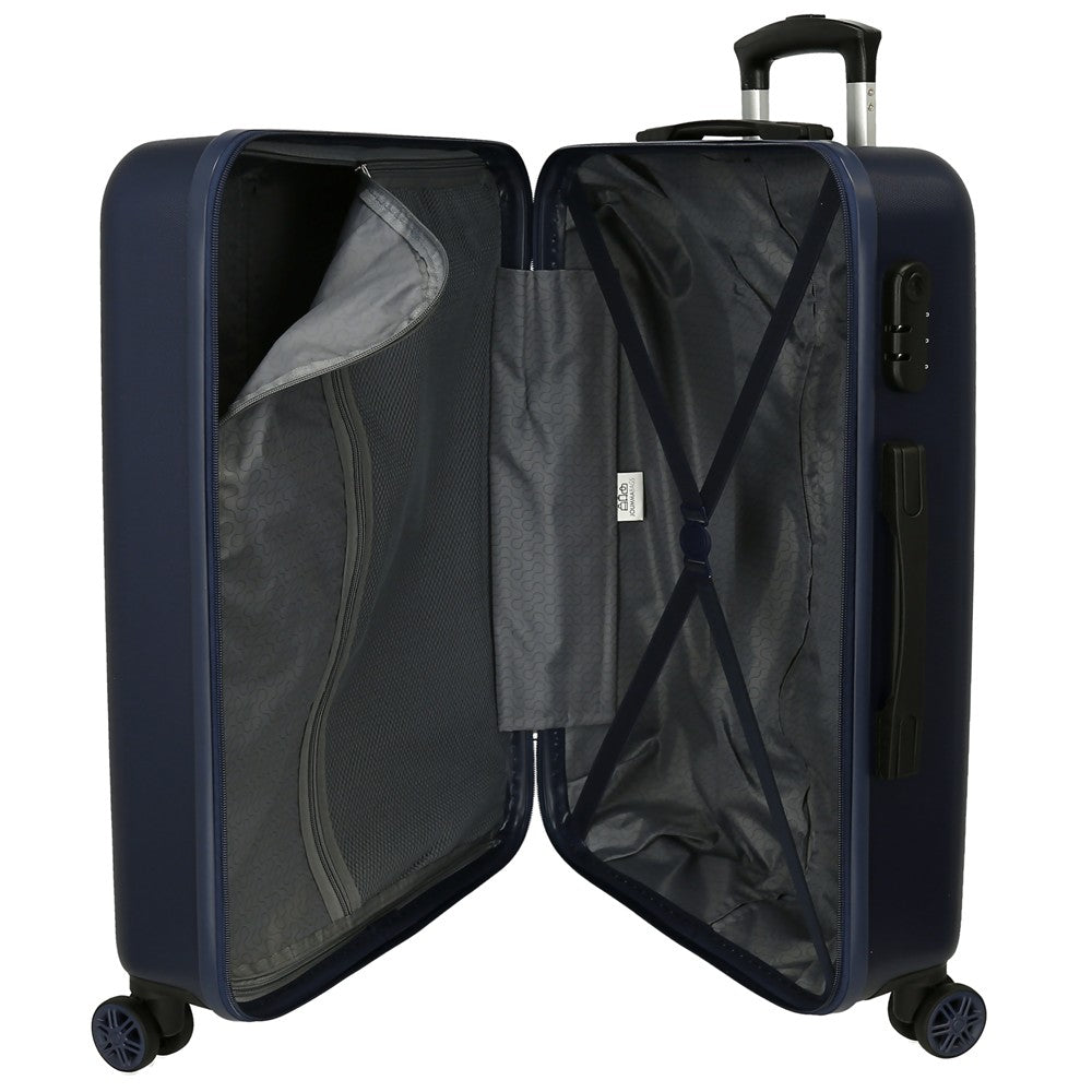 SET/2 TROLLEY ABS 55-65CM.4R. GRAFFITIS DE SPIDERMAN MARINS