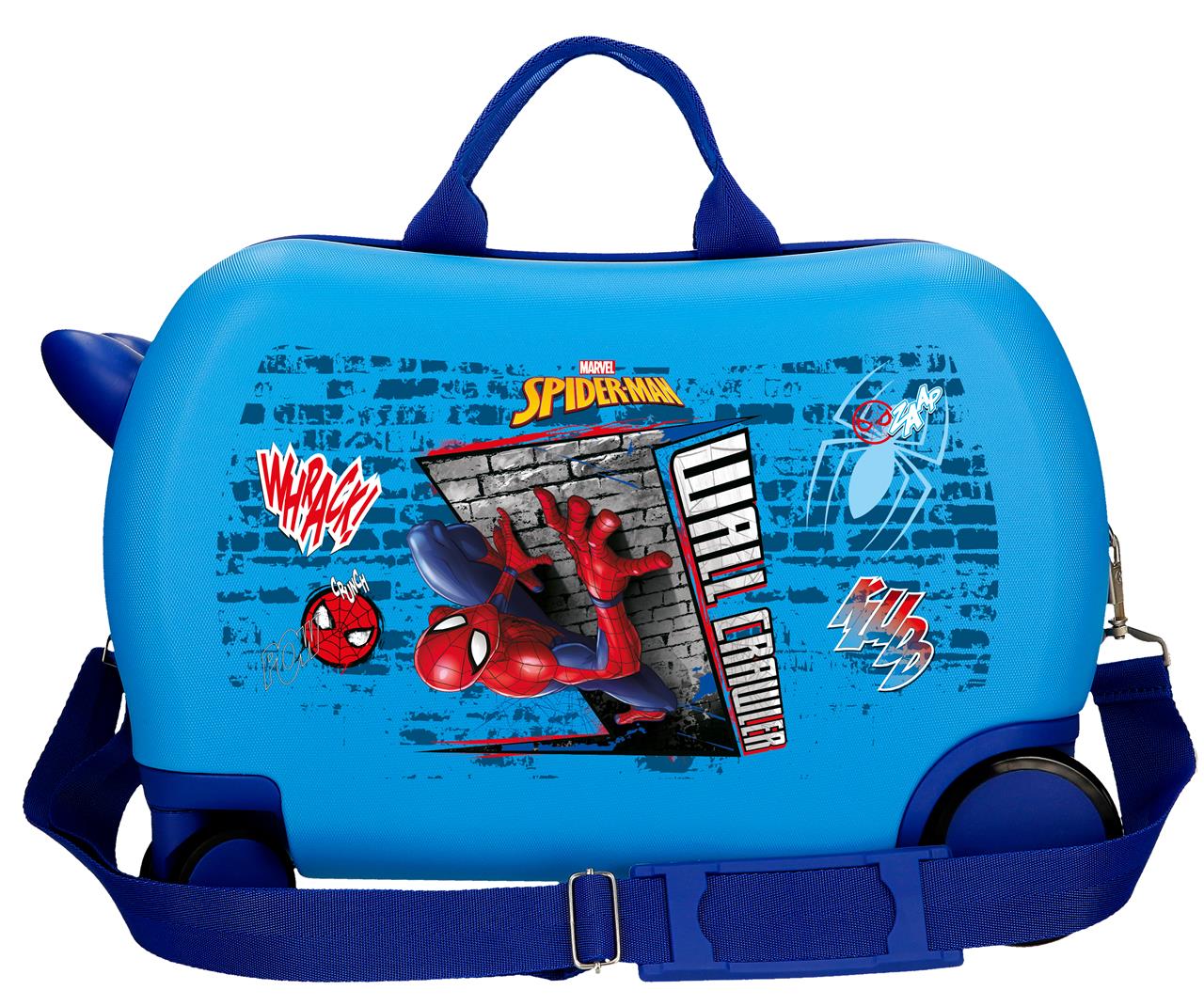 4271011 UNTERER KOFFERABS 4R.(2 MULTI.) 45CM. SPIDERMAN WAND CR