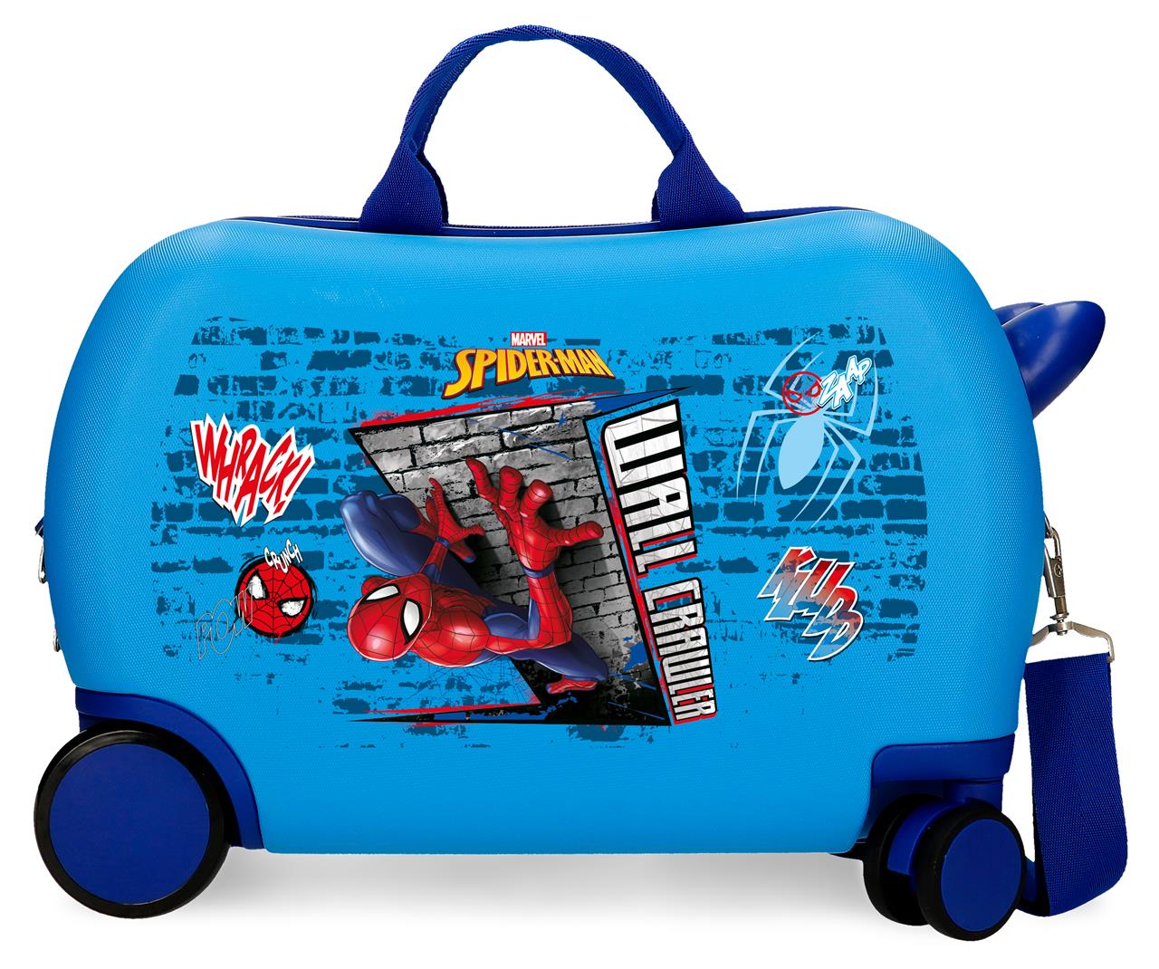 4271011 UNTERER KOFFERABS 4R.(2 MULTI.) 45CM. SPIDERMAN WAND CR