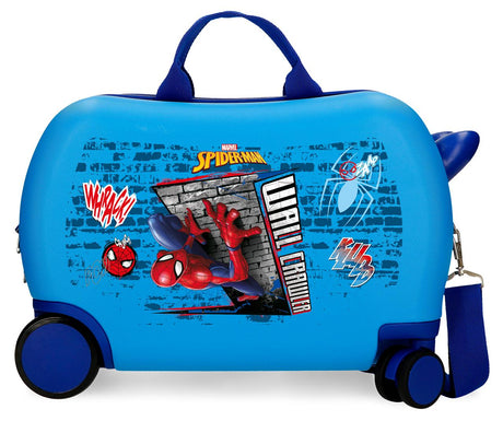 4271011 MALETA INF.ABS 4R.(2 MULTI.) 45CM. SPIDERMAN WALL CR