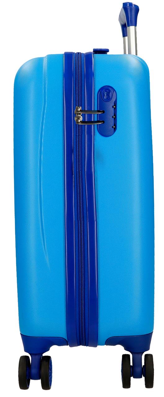 TROLLEY ABS 50 CM.4R. SPIDERMAN WALL CRAWLER BLUE C.105