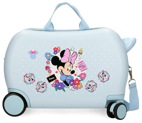 4311011 VALISE INFÉRIEUREABS 4R.(2 MULTI.) 45CM. MINNIE FLEURS AZ