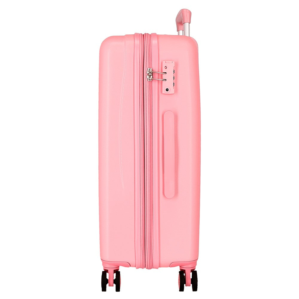 TROLLEY ABS 65CM.4R. MINNIE HEUREUX D'ÊTRE MOI ROSA C.101