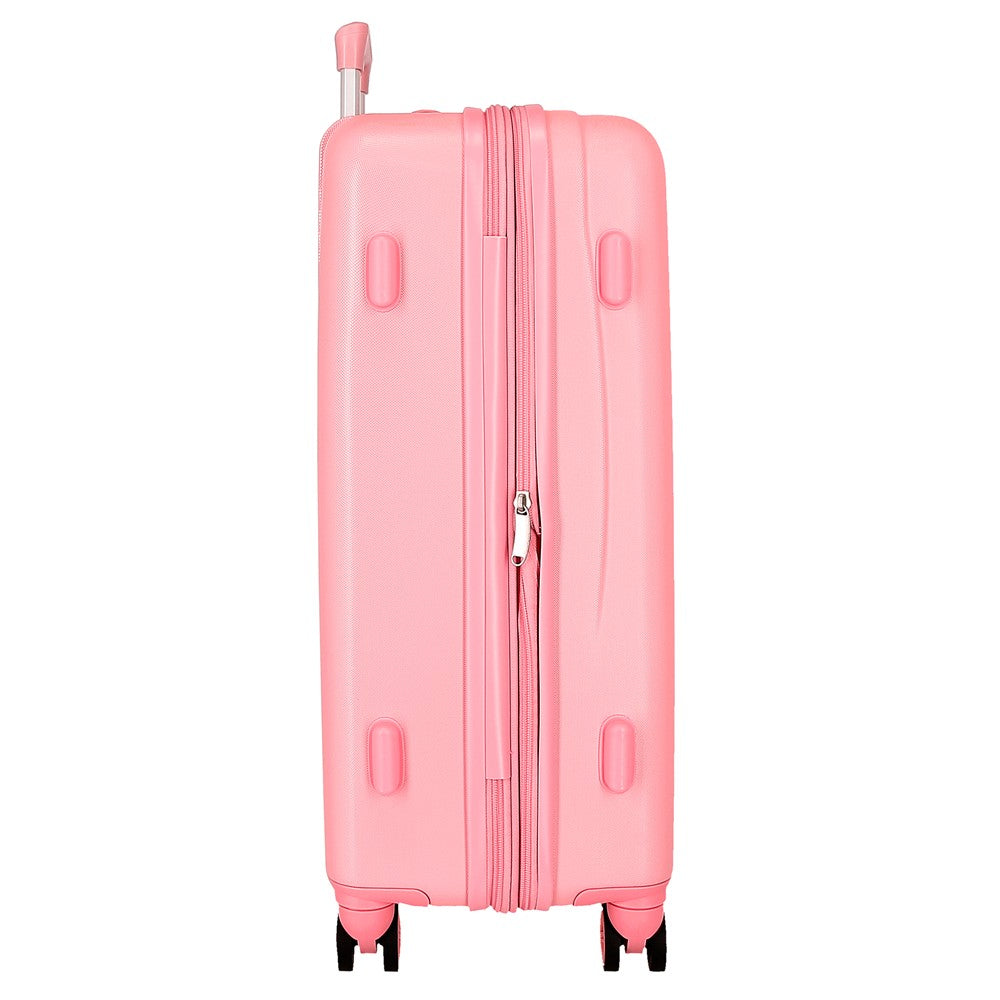 TROLLEY ABS 65CM.4R. MINNIE HEUREUX D'ÊTRE MOI ROSA C.101