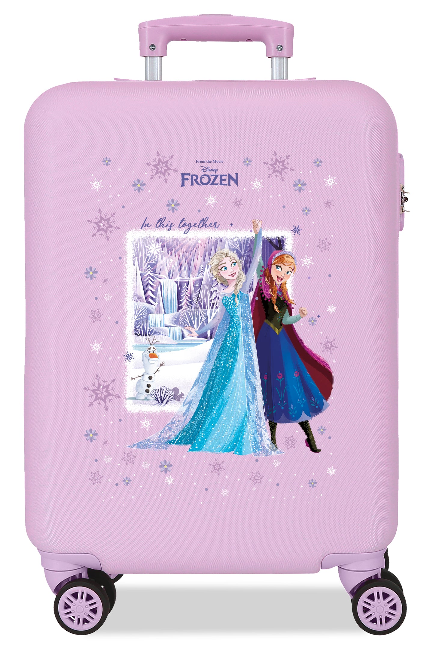 4331111 TROLLEY ABS 55CM. 4R. FROZEN NESSE JUNTO LILAC