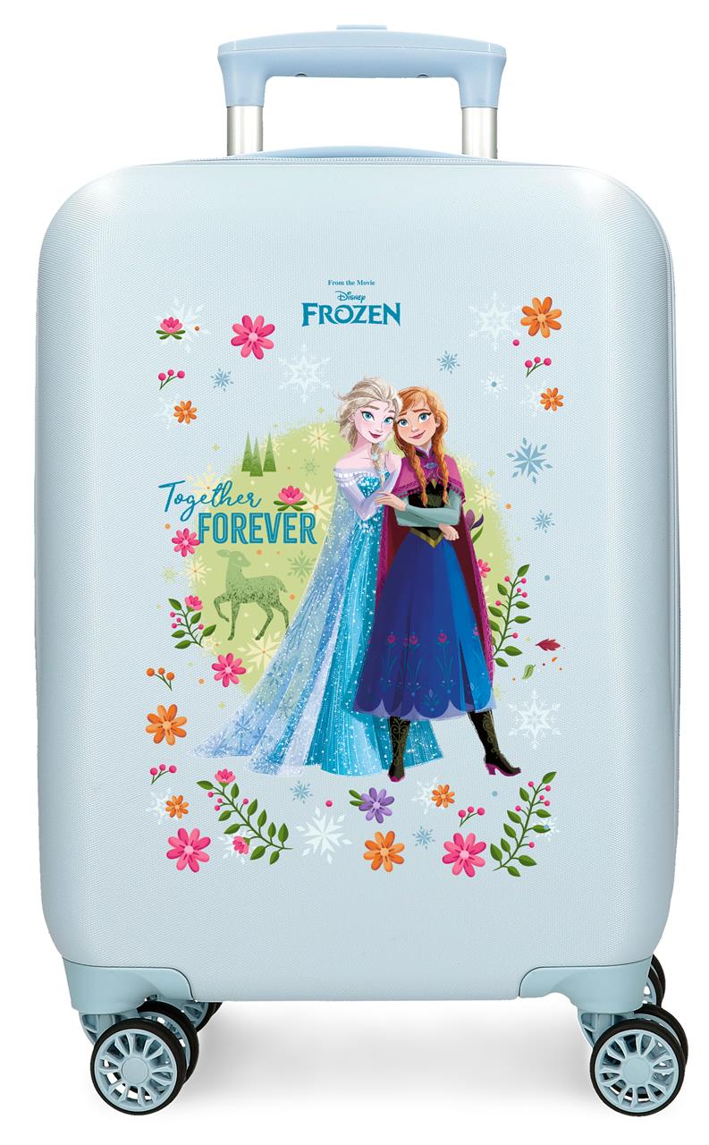 4341311 TROLLEY ABS 50 CM. 4R. FROZEN PARA SEMPRE AZUL CLARO