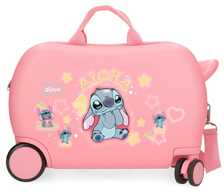 4351011 LOWER SUITCASEABS 4R.(2 MULTI.) 45CM. STITCH YOU&ME ROS
