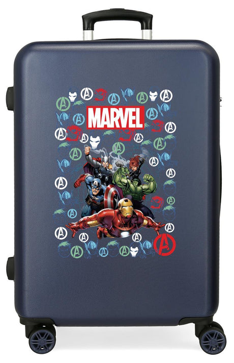 4431821 TROLLEY ABS 68CM.4r.AVENGERS TEAM MARIN
