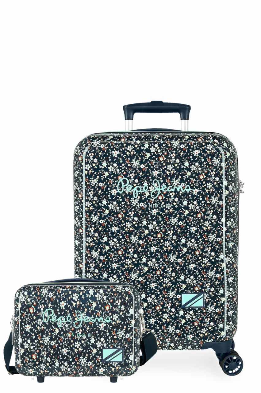 Pack Matkalaukku matkustamoon + Neceser Alenka PEPE JEANS