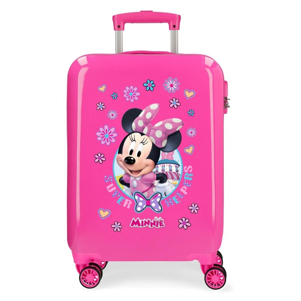 Maleta de cabina Minnie Happy Helpers rígida 55cm Rosa – Maletas