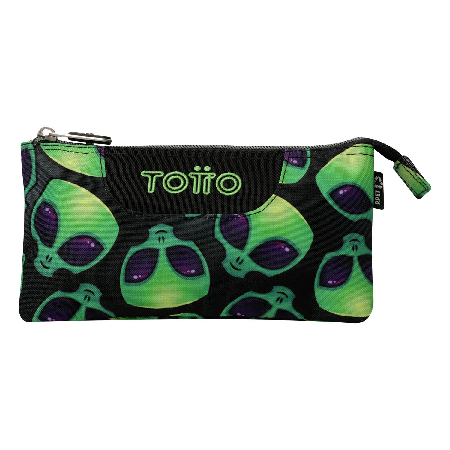 TOTTO Mochila escolar con ruedas Renglones + Estuche Tablero - 6DS Ali