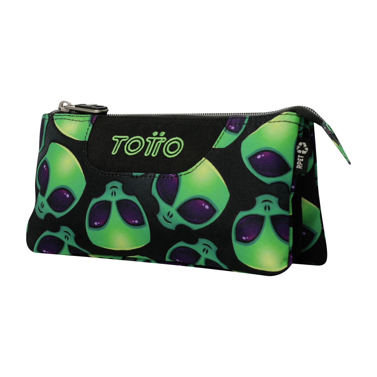 TOTTO Mochila escolar con ruedas Renglones + Estuche Tablero - 6DS Ali