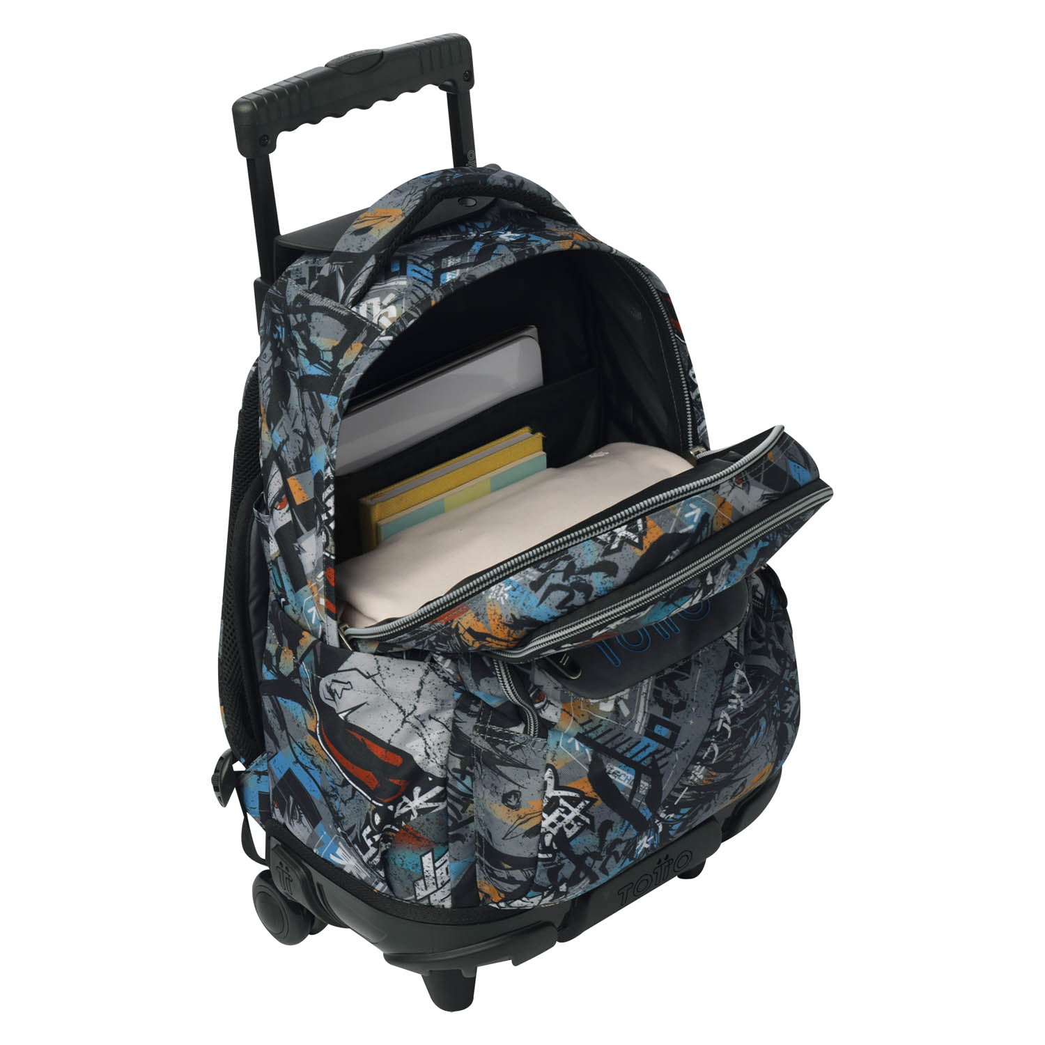 TOTTO Mochila escolar con ruedas Renglones -  7YL Okubo