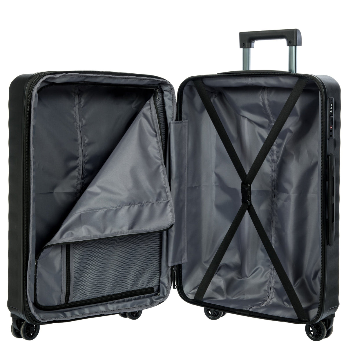 Bric's NAUSICAA MITTLERER KOFFER EXTENSIBLE 70CM SCHWARZ