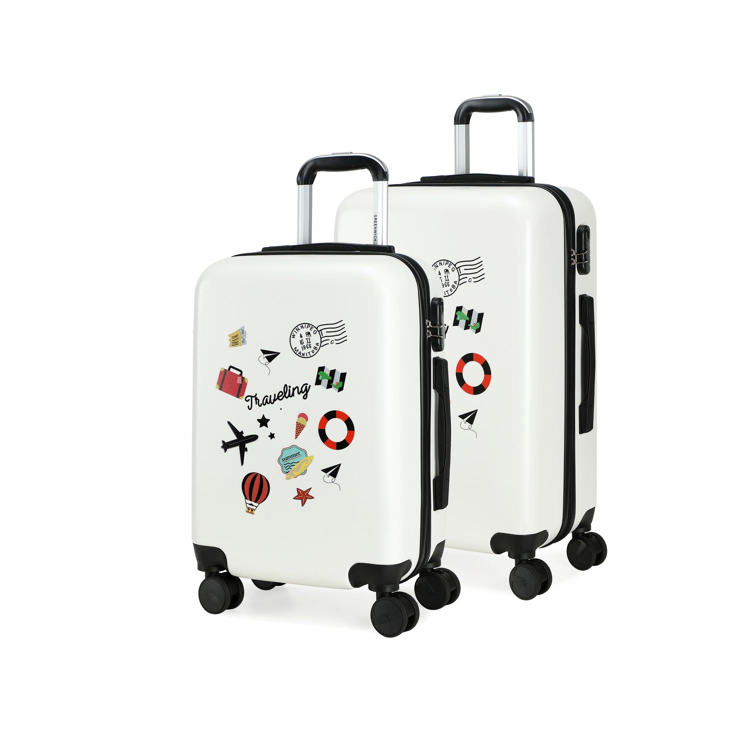 Greenwich Medium og Small Cross Bagage Set