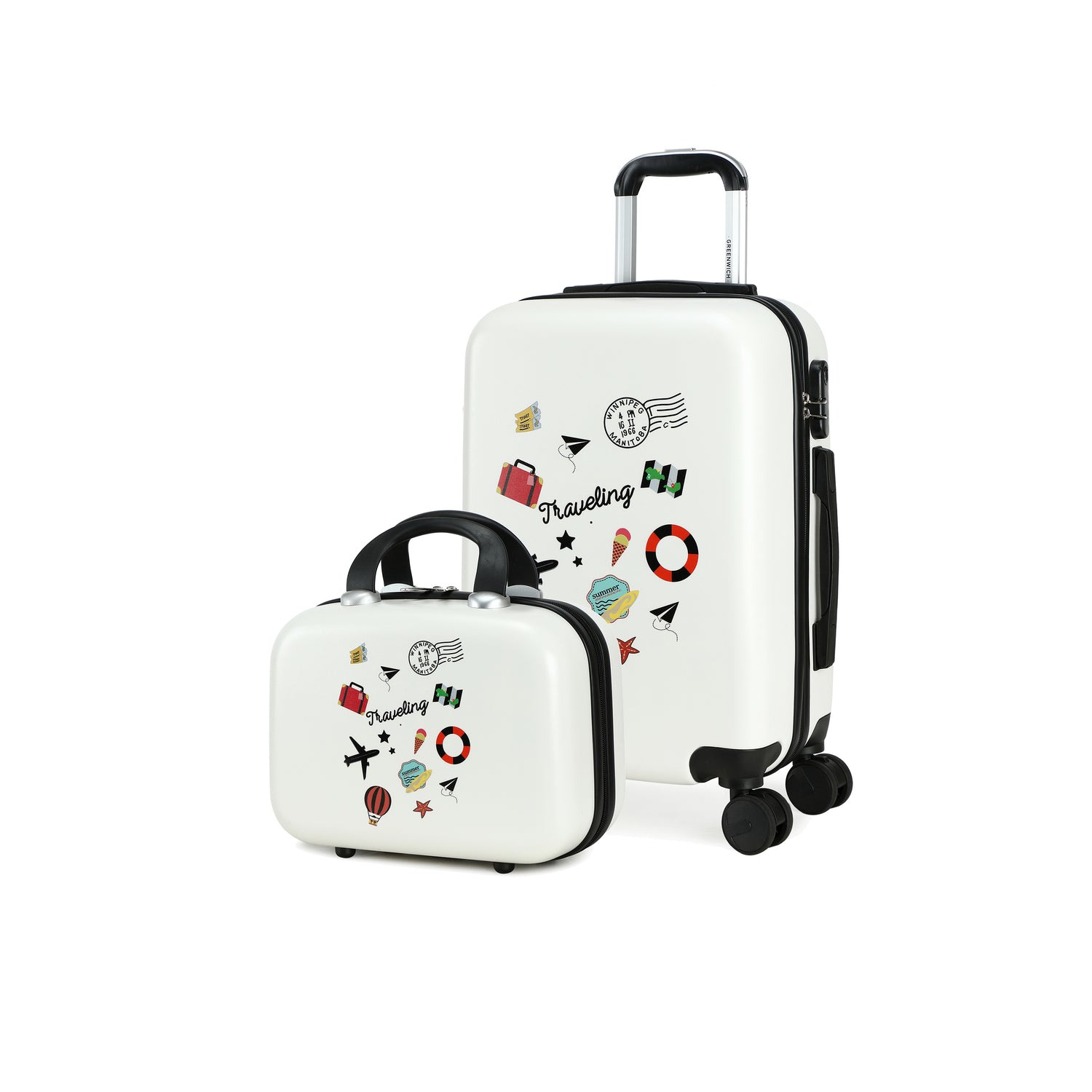 Mittlerer Koffer Set und Neceser TRAVELING von Greenwich