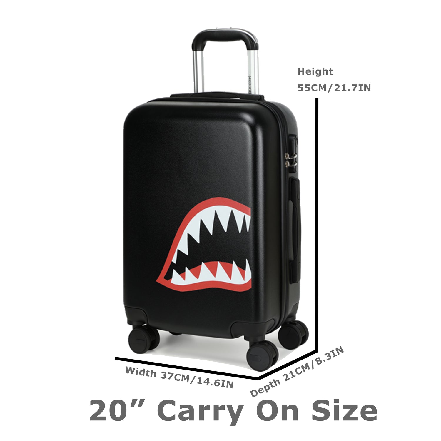 GREENWICH maleta de cabina 55cm SHARK