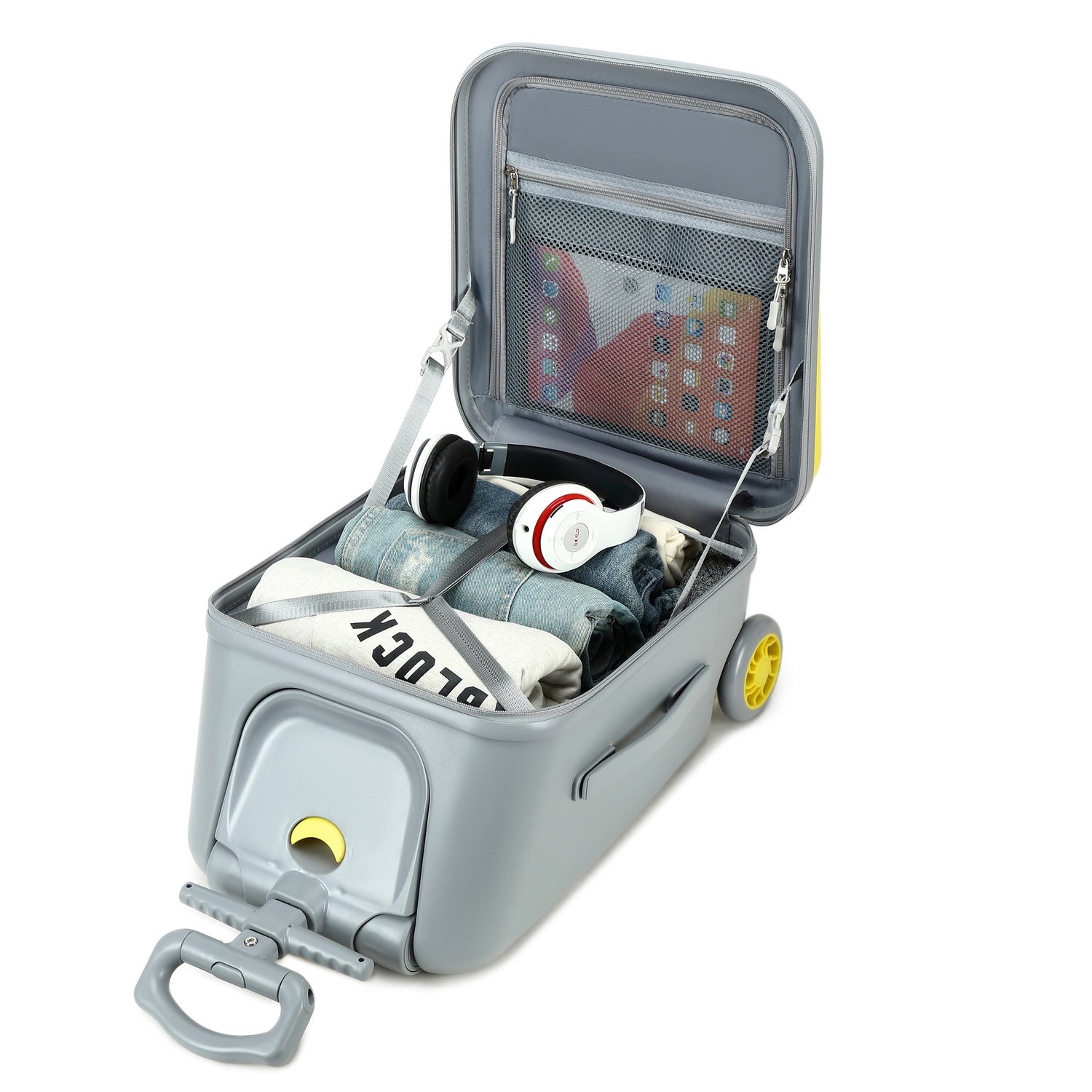 GREENWICH mala com cadeira de criança DALMATIAN