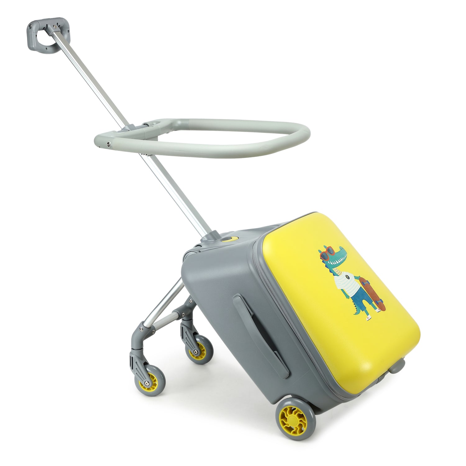 GREENWICH suitcase with child seat CROCODILE