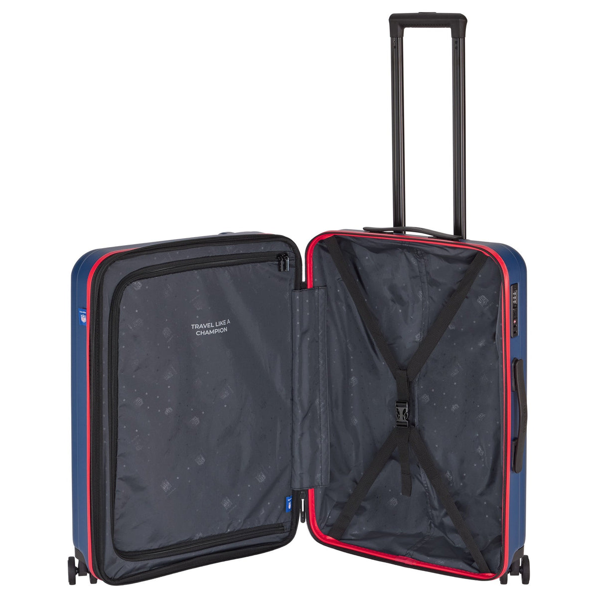 Travelite Nfl Medium Suitcase Extensible 67Cm New England Patriots