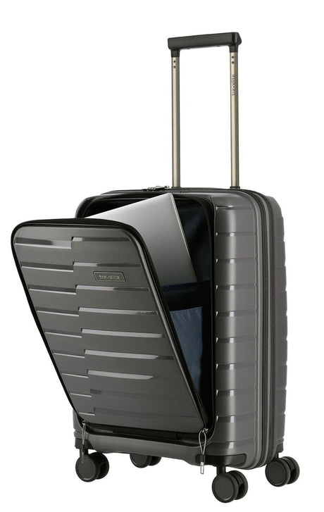 Cabin suitcase With compartment for Pc -TRAVELITE - AIR BASE Anthacite