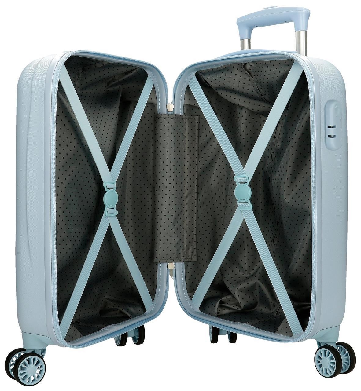 9691322 TROLLEY ABS 50CM.4R.ENSO DREAMERS Light blue