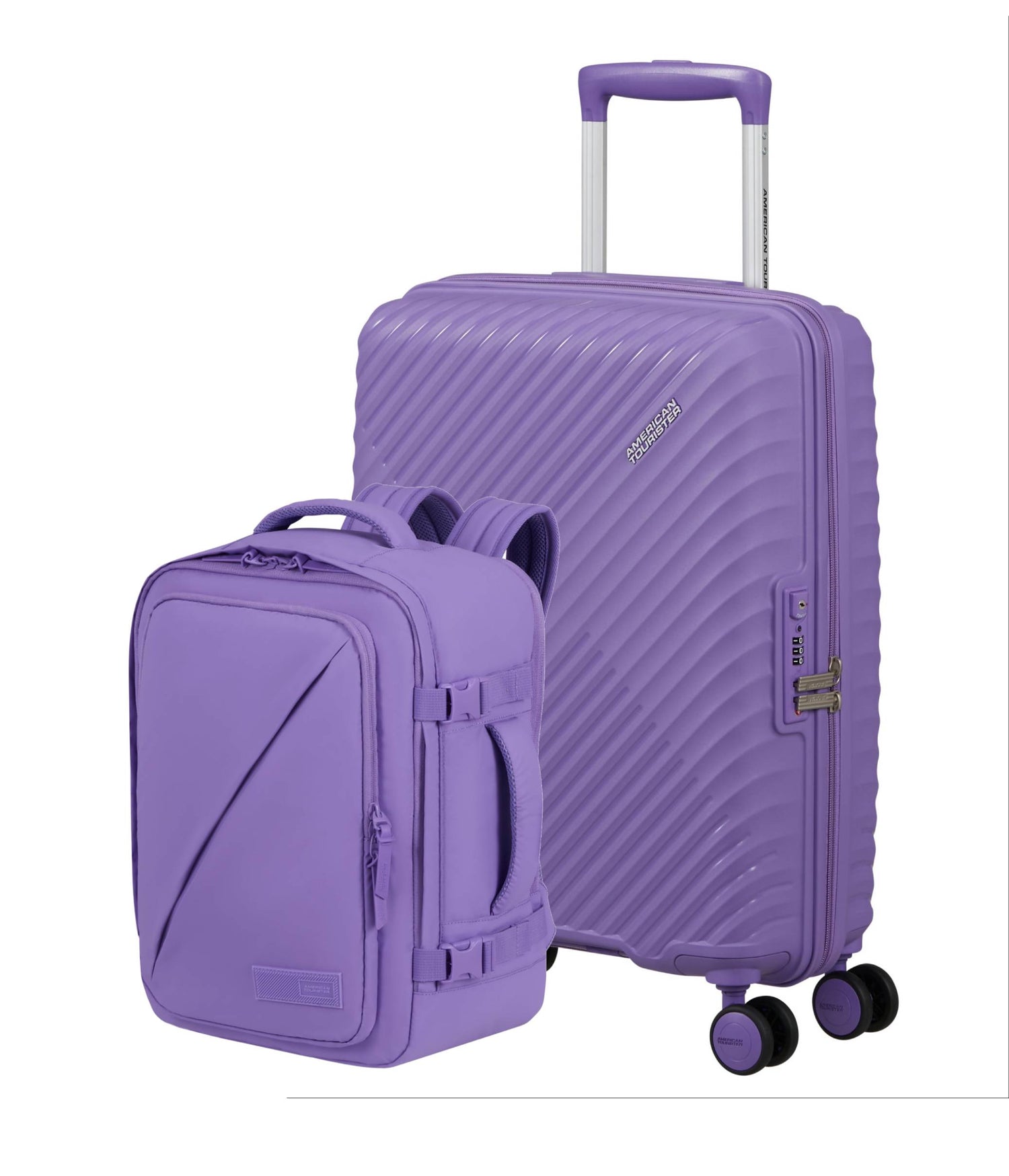 Pack Cabin suitcase DIABLAST + travel backpack TAKE2CABIN MS PUFF AMERICAN TOURISTER