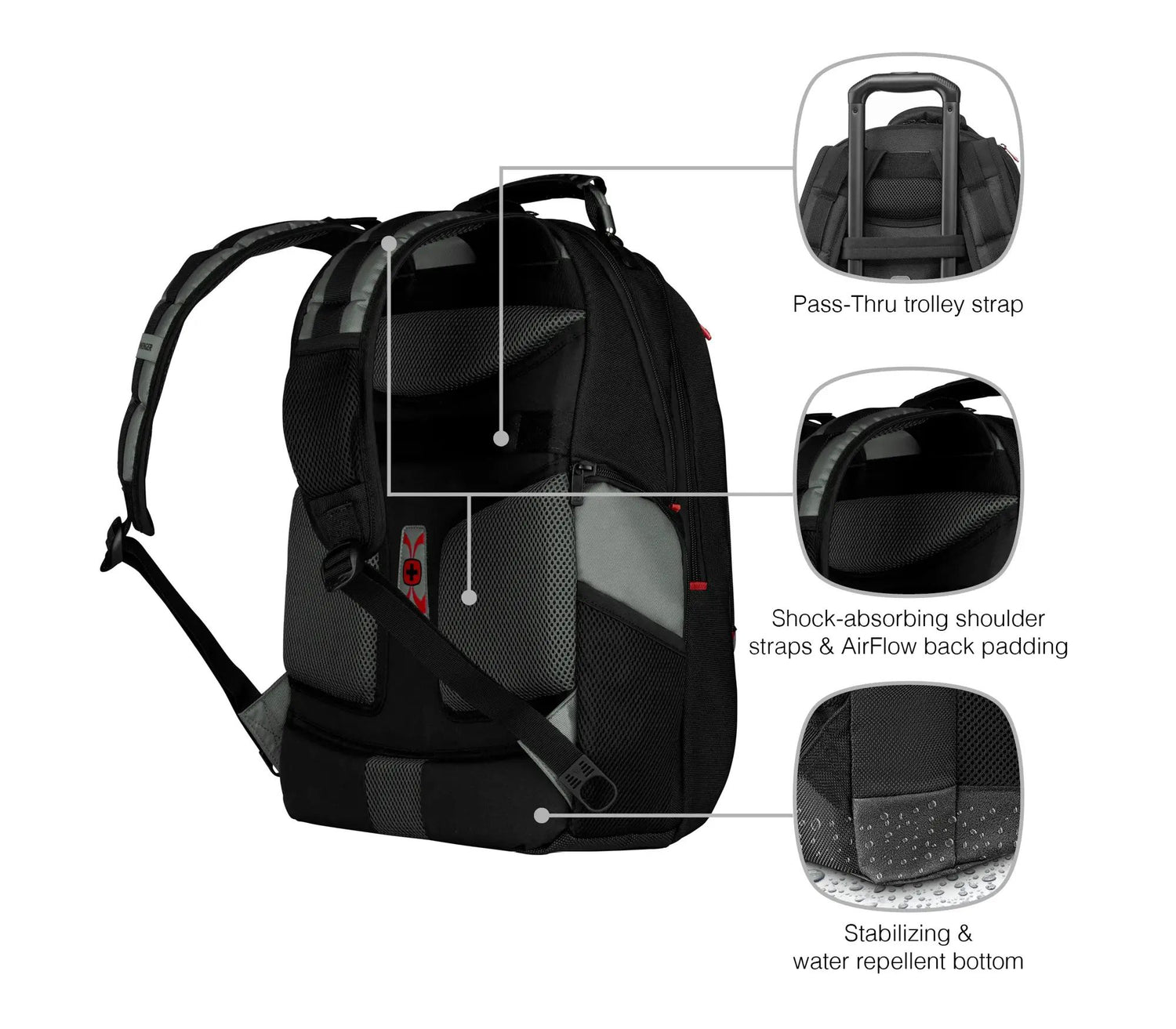 WENGER Mochila para portátil PEGASUS de 17"