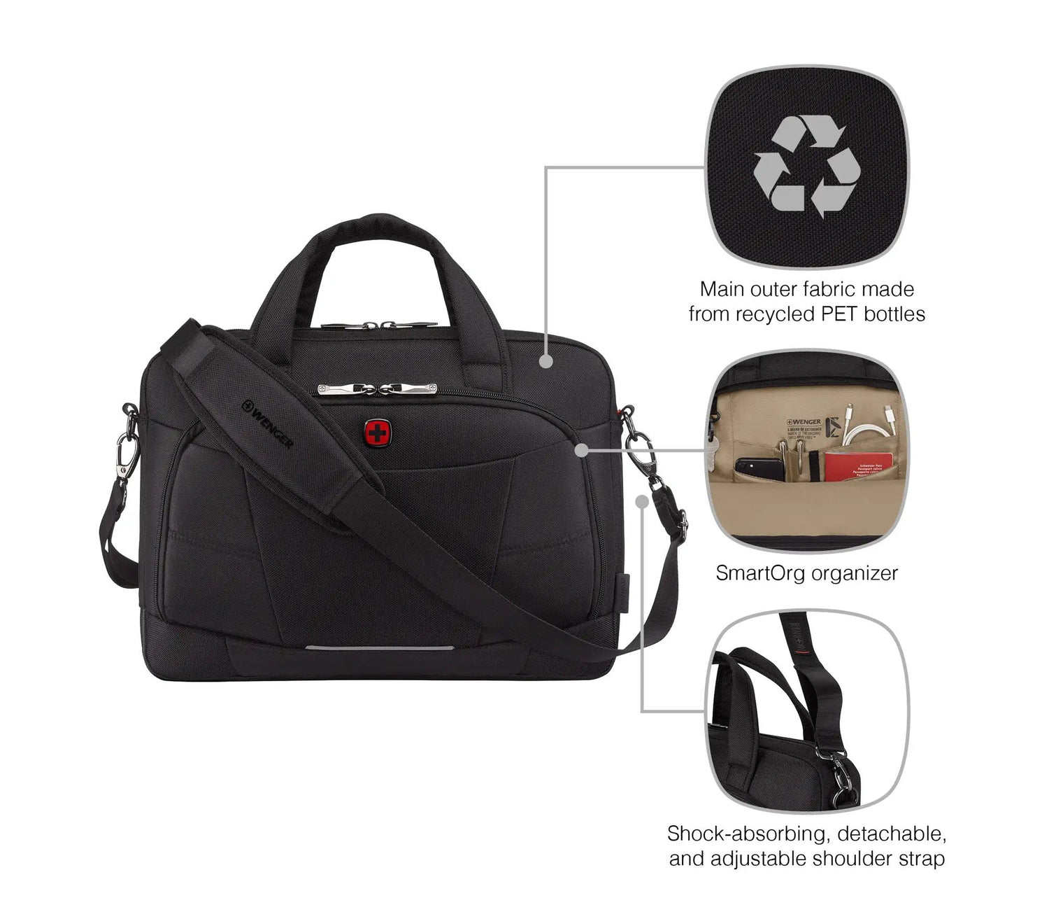 WENGER ALTAIR Maletín 14"–16"