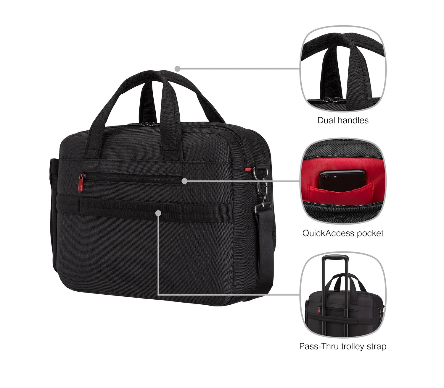 WENGER COSMIC Maletín 14"–16"