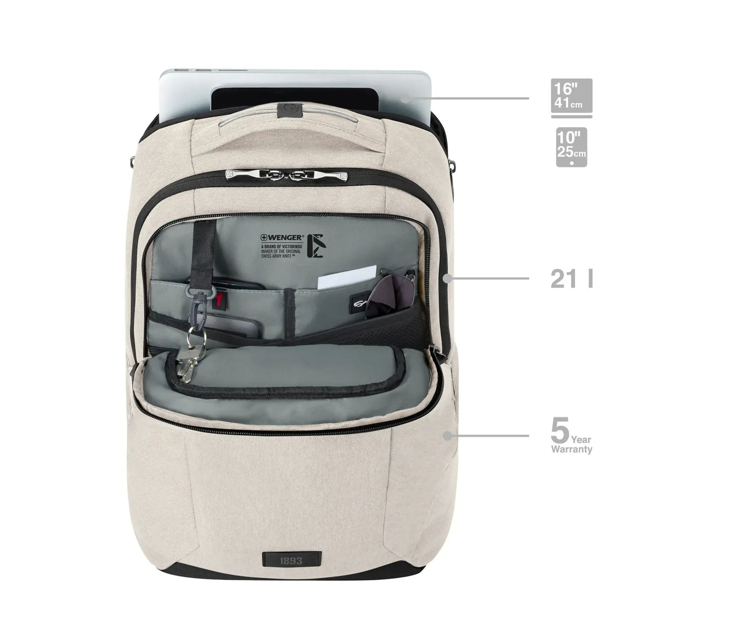 WENGER MX PROFESSIONAL Mochila para Portátil de 16" Sand