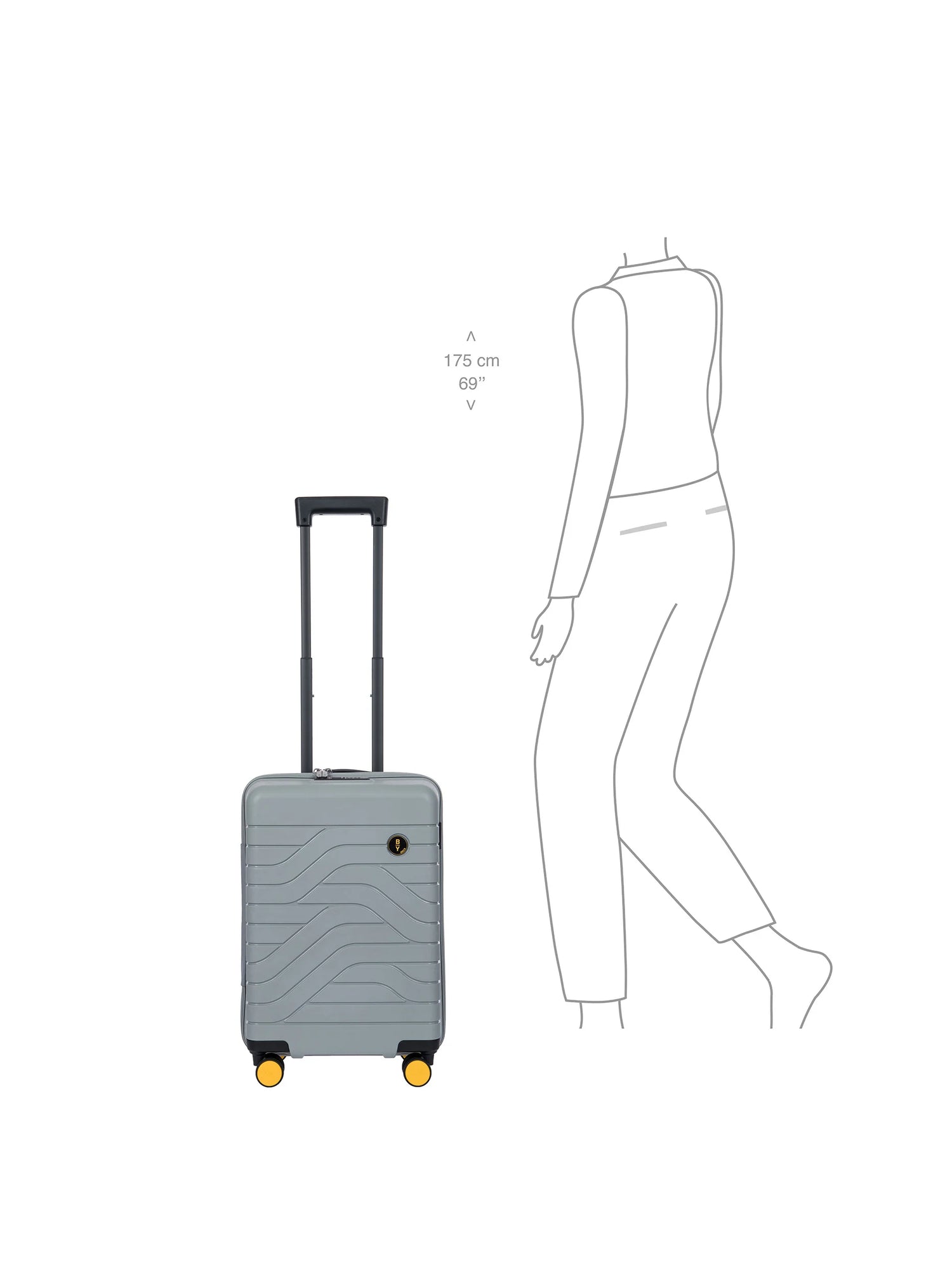 BRIC'S TROLLEY Rigide hut ULISSE 55cm