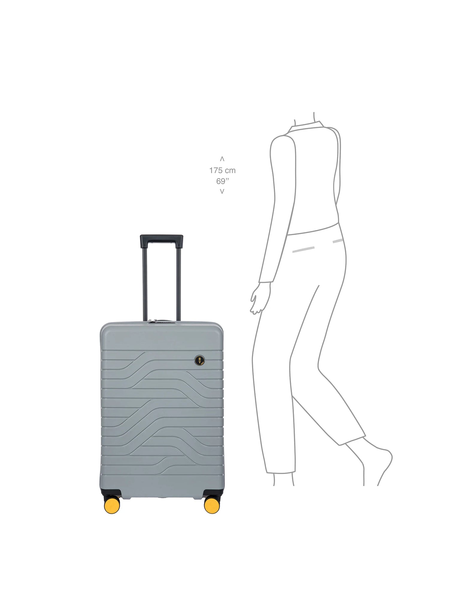 BRIC'S ULISSE TROLLEY GRANDE EXTENSIBLE 70CM