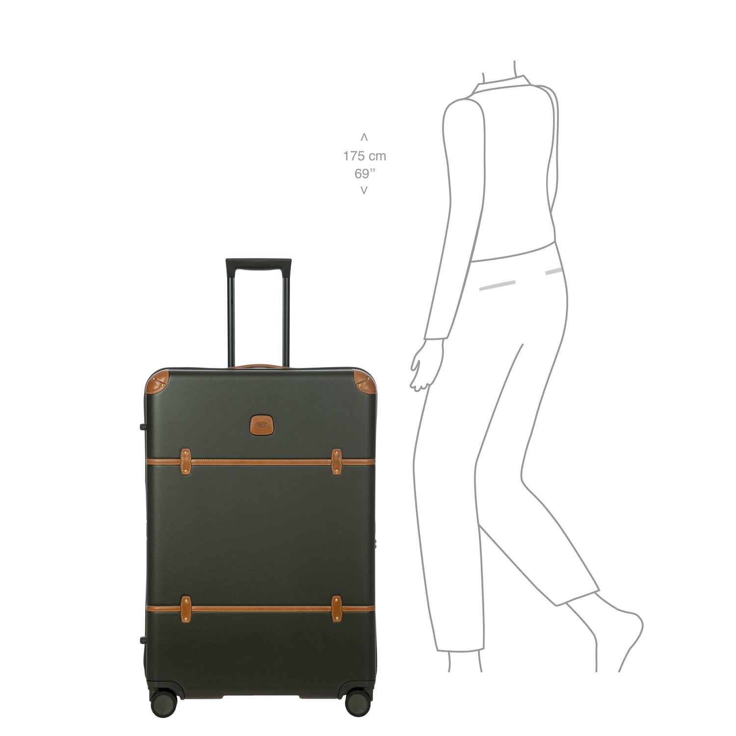BRIC´S Suitcase Super Big Extensible BELLAGIO 82cm